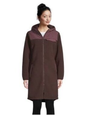 Woods Women's Erris Sherpa Long Fleece Jacket Size Medium